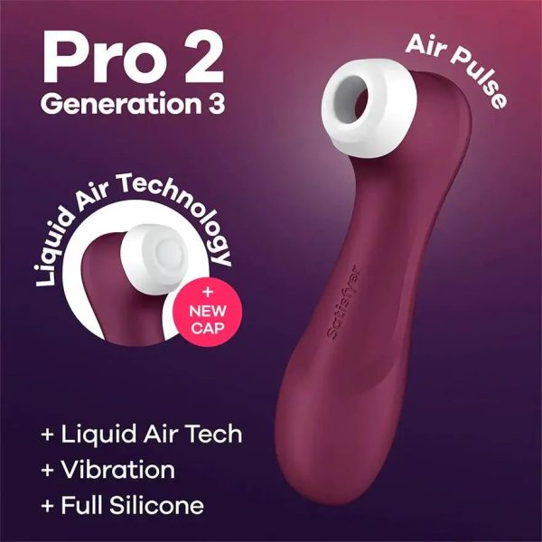 Satisfyer Pro 2 Gen 3 Liquid Vibration Clitoral Stimulator Satisfyer Pro 2 Gen 3 Liquid Vibration Clitoral Stimulator