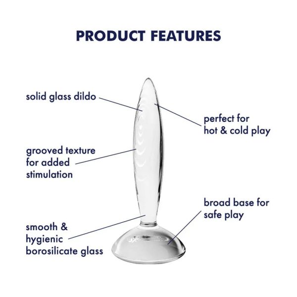 Satisfyer Sparkling Crystal - Glass Butt Plug Satisfyer Sparkling Crystal - Glass Butt Plug