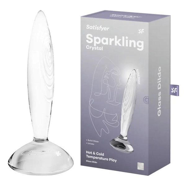 Satisfyer Sparkling Crystal - Glass Butt Plug Satisfyer Sparkling Crystal - Glass Butt Plug