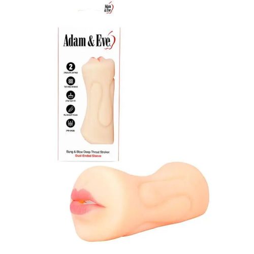 Adam & Eve Bang & Blow Deep Throat Stroker Adam & Eve Bang & Blow Deep Throat Stroker