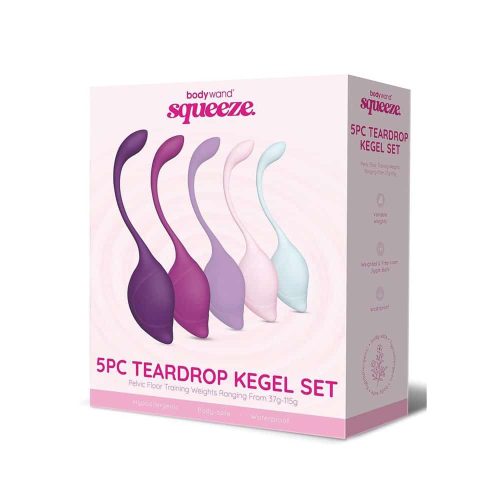 Squeeze 5pc Teardrop Kegel Set