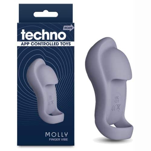 Grey Finger Stimulator with App Control