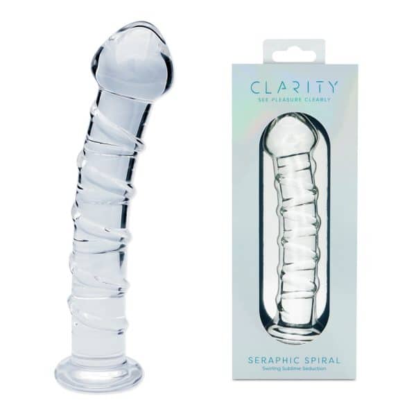 Seraphic Spiral Glass Dildo