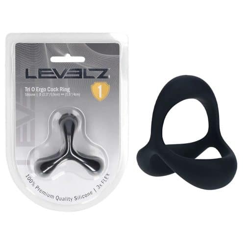 Tri-O Ergo Silicone Cock and Balls Ring