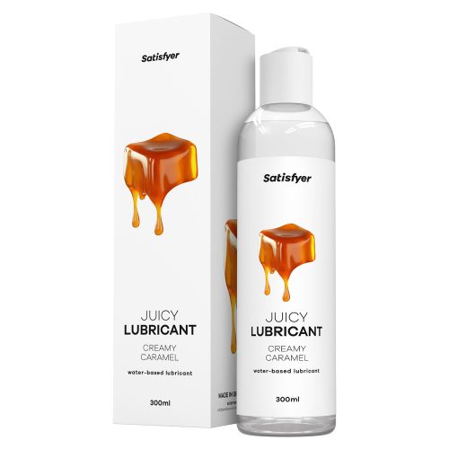 4082882.jpg Satisfyer Juicy Lubricant 300 ml Creamy Caramel - Caramel Scented Water Based Lubricant - 300 ml Bottle