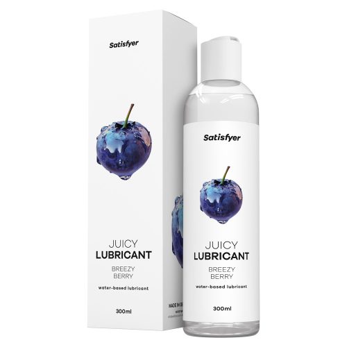 4082905.jpg Satisfyer Juicy Lubricant 300 ml Breezy Berry - Blueberry Scented Water Based Lubricant - 300 ml Bottle