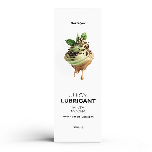 4082981.jpg Satisfyer Juicy Lubricant 300 ml Minty Mocha - Mint & Coffee Scented Water Based Lubricant - 300 ml Bottle