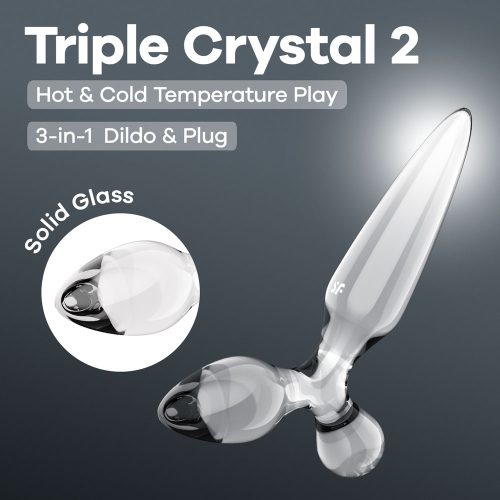 Satisfyer Triple Crystal 2 (1) Satisfyer Triple Crystal 2