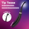 Vibrator with Twirling Tip (1) Black Vibrator with Twirling Tip