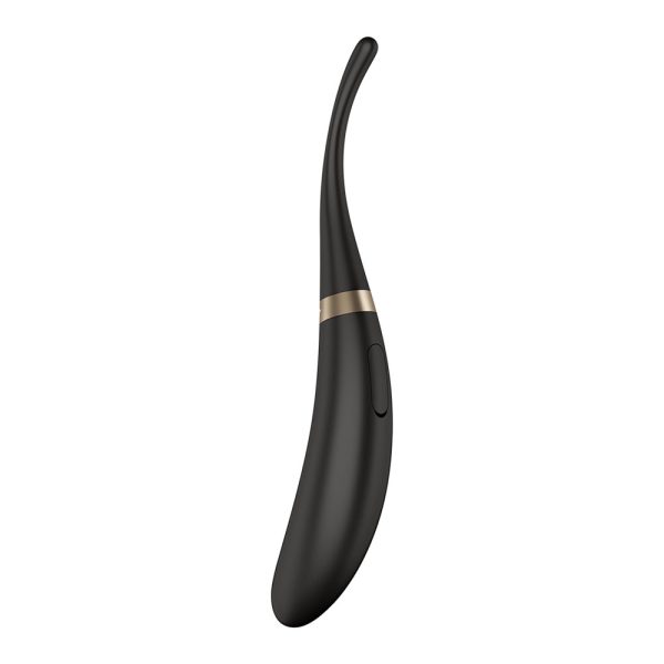 Vibrator with Twirling Tip (4) Black Vibrator with Twirling Tip