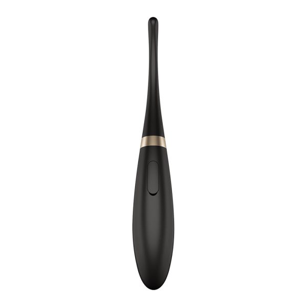 Vibrator with Twirling Tip (5) Black Vibrator with Twirling Tip