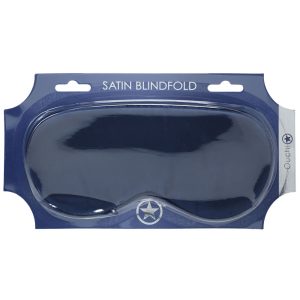 OUCH! Satin Mask - Navy Blue Eye Mask