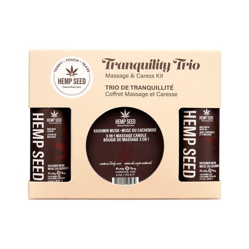 HSMIB2513.jpg Hemp Seed Tranquility Trio - Kashmir Musk - Kashmir Musk Scented Massage & Caress Kit - 3 Piece Kit